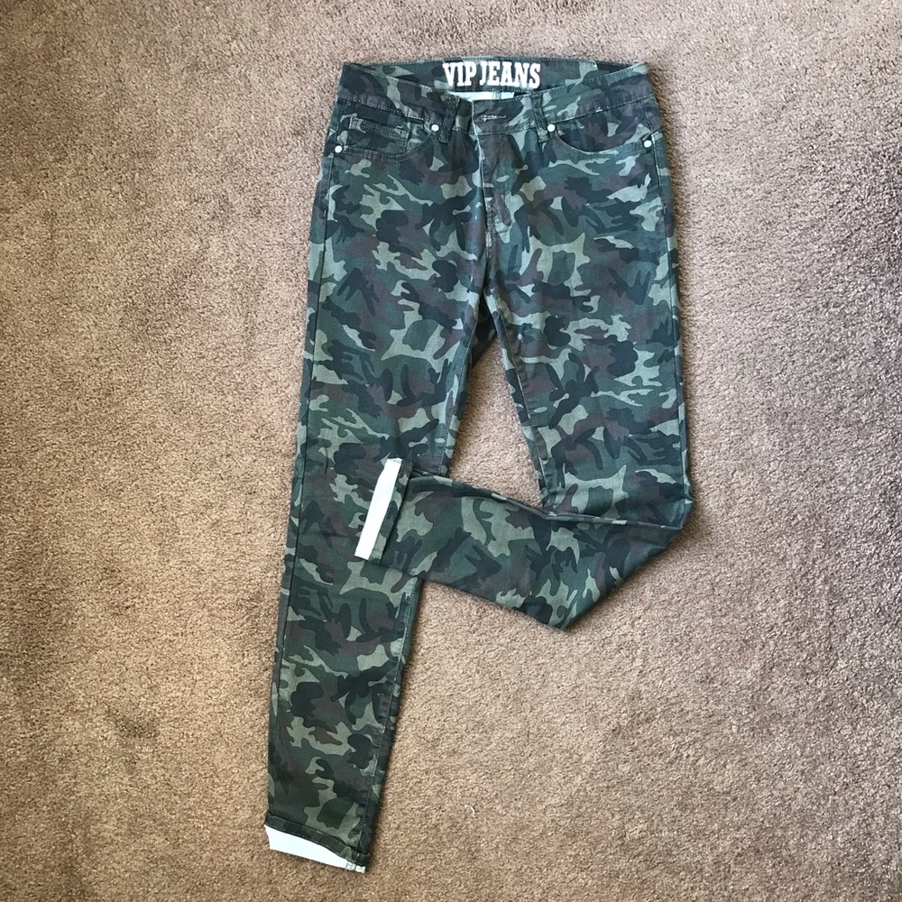 Army Camouflage Skinny Jeans